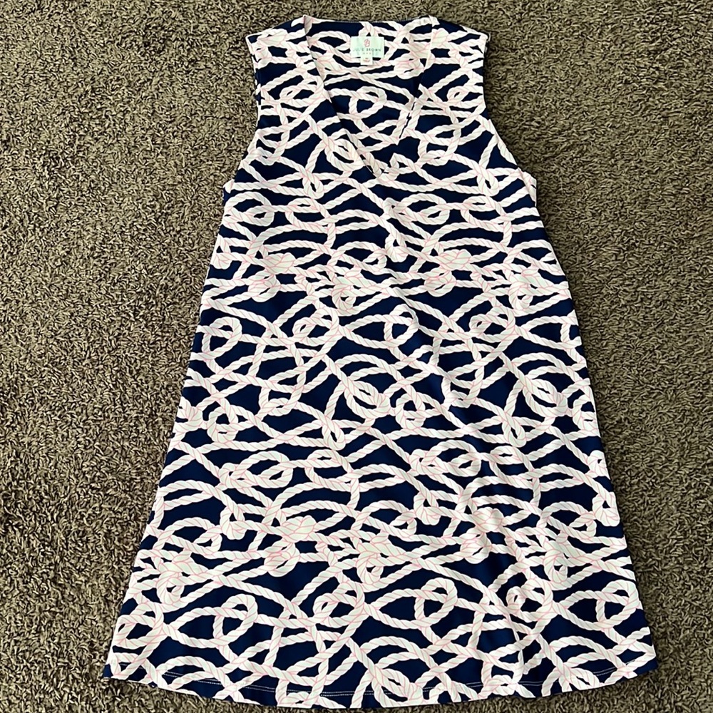 Julie Brown Nautical Print Dress- M